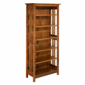 B151135 Mission Bookcase with 5 adjustable shelves