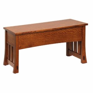 H010001W Hall Bench Modesto 36 inch QSWO