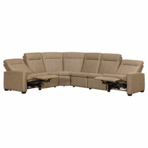 LuxHome Seating Harmony WH 6 Piece Sectional Full