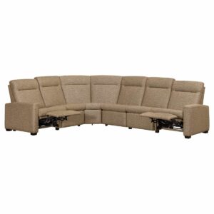 LuxHome Seating Harmony WH 6 Piece Sectional Mid
