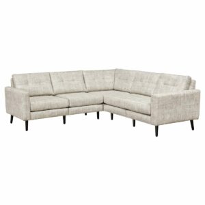 LuxHome Seating Serene 5 Seat Sectional Flat Arm