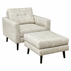 LuxHome Seating Serene Chair Flat Arm Footstool