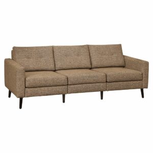 LuxHome Seating Serene Sofa Flat Arm 7 83 Copper Fabric