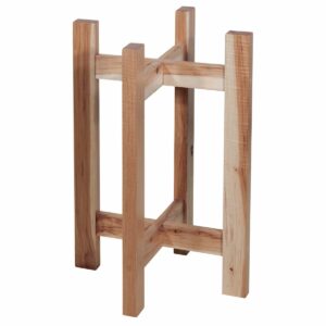 P120620RH Plant Stand Leesberry 22'' Rustic Hickory