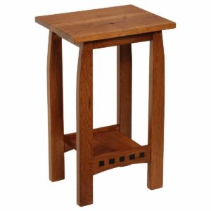 P121552H Plant Stand, Boulder Creek 24 inch, Hickory