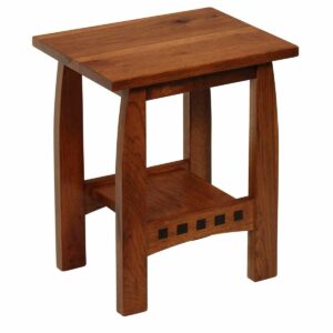 P121553H PLant Stand, Boulder Creek, 18 inch Hickory