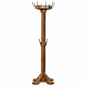 R222106 Rustic Hall Tree with revolving top